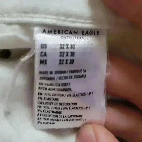 White American Eagle Distressed Jeans Low-rise 32x30 - Picture 2 of 3